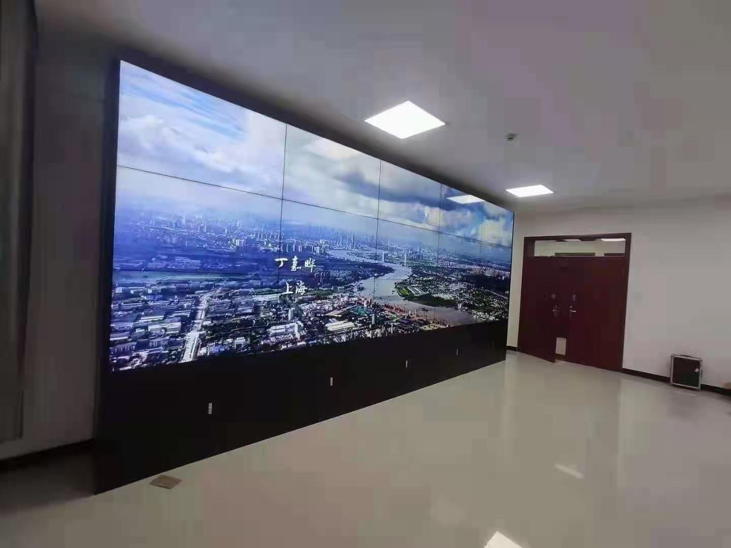 虹口拼接屏-55寸京东方液晶拼接屏3X4案例展示